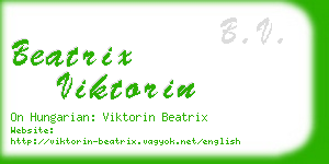 beatrix viktorin business card